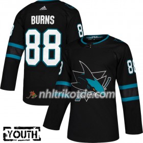San Jose Sharks Trikot Brent Burns 88 Adidas Alternate 2018-19 Authentic - Kinder